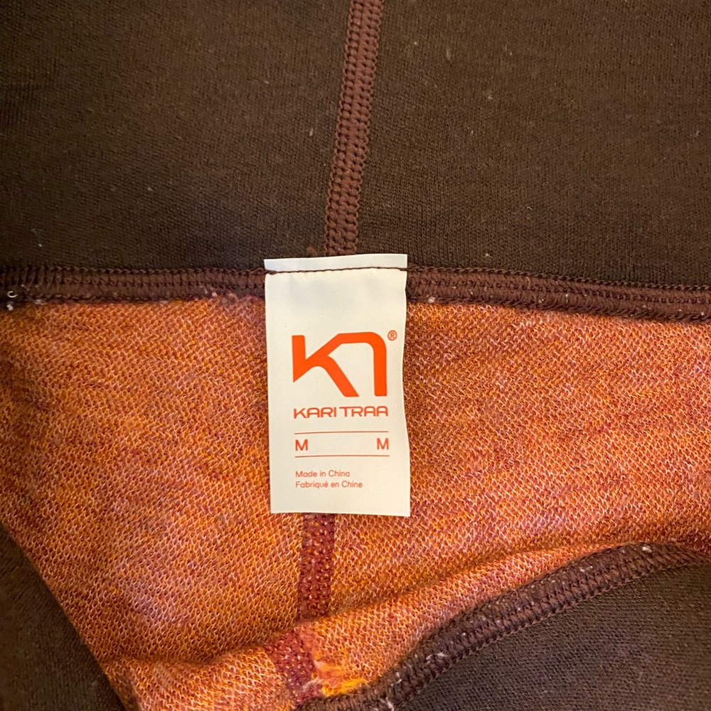 Kari Traa Wool Baselayer Leggings Sz M Like New - Picture 5 of 6